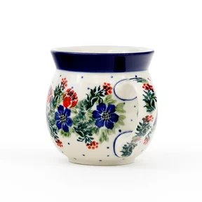 Kubek Ceramiczny 005 v-0,2l <br>1535X Czerwony wianuszek